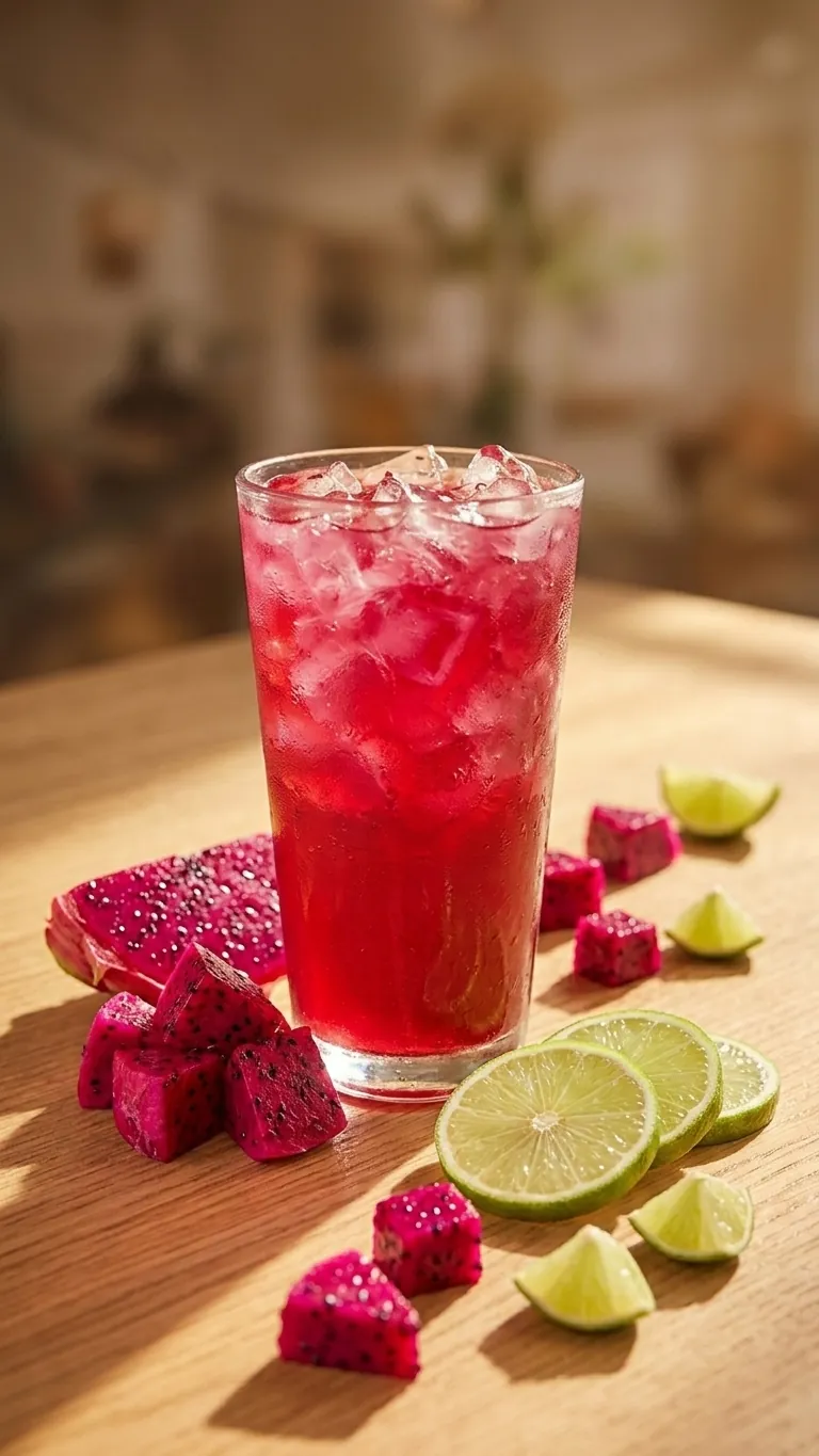 Dragon Fruit Lime Refresher