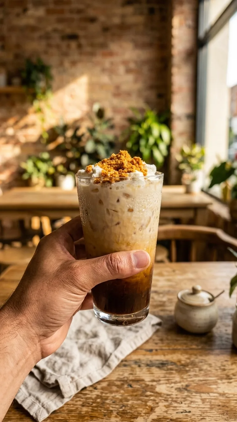 Biscoff Crumble Latte