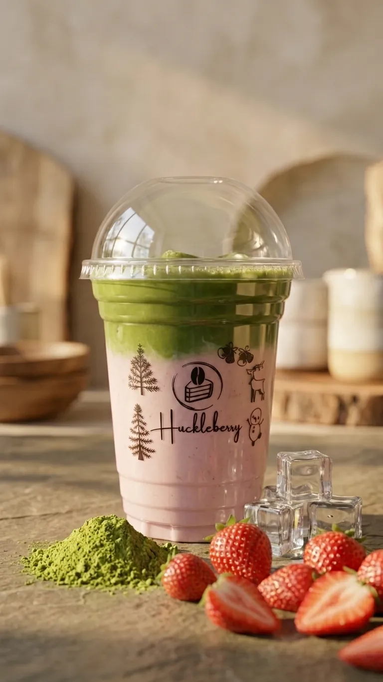 Strawberry matcha